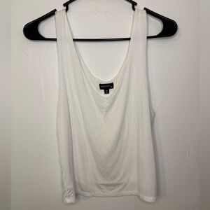 Double lined White Tank Top